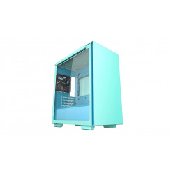 DEEPCOOL -MACUBE 110 GRBL- Micro-ATX Case, with Side-Window (Tempered Glass Side Panel) Magnetic, without PSU, Tool-less, Pre-installed: Rear 1x120mm DC fan, 2xUSB3.0, 1xAudio, Adjustable GPU holder, Push-pin SSD holder, Green